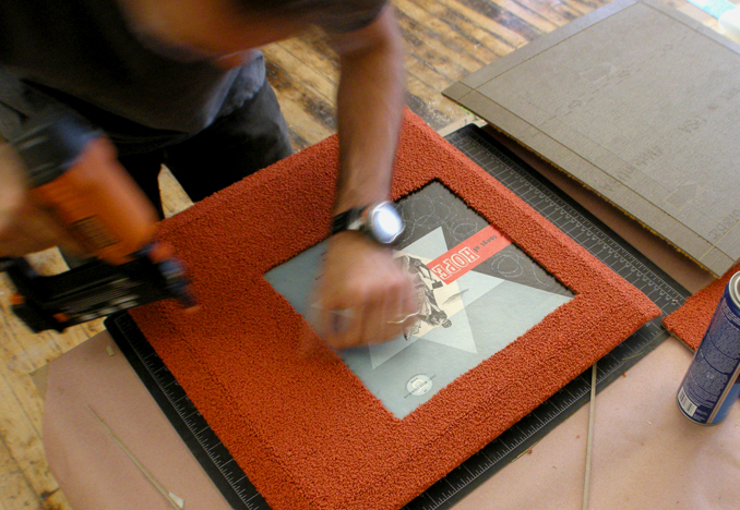 Fabrication of carpet boxes